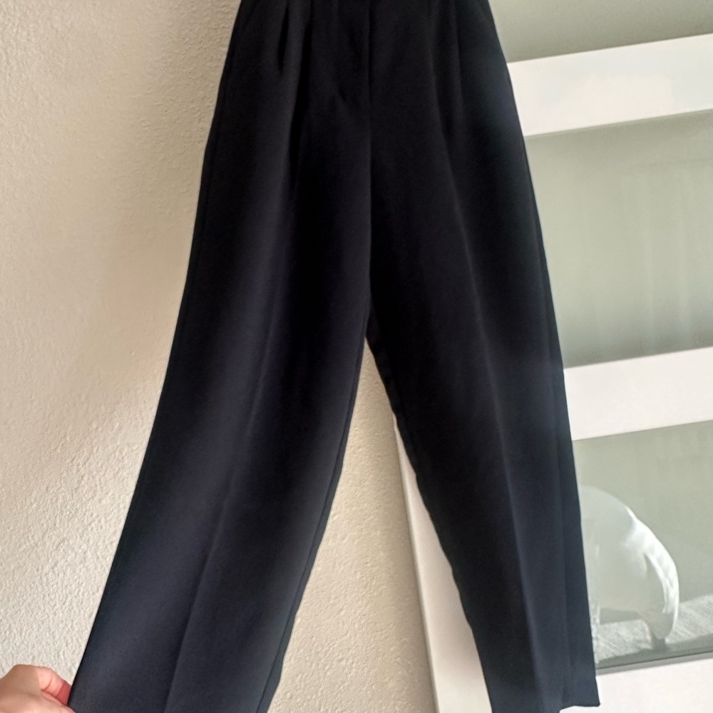 Aritzia Black Wide Leg Pants